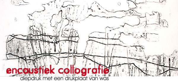 encaustiek collografie